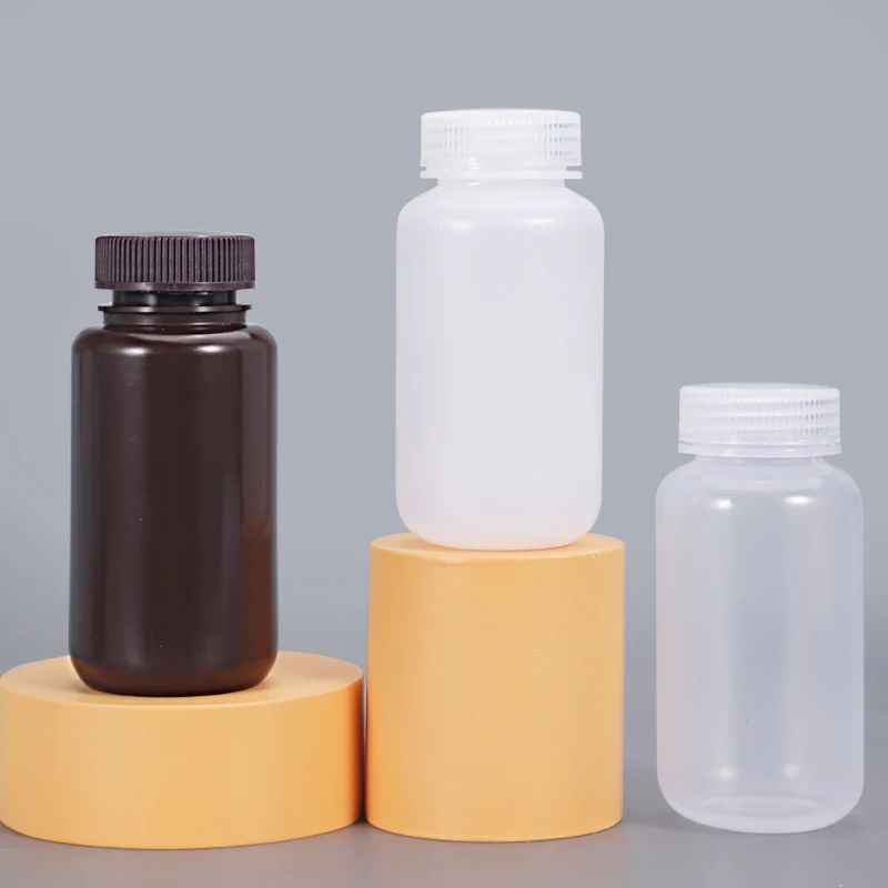 Tukša Plastmasas Pudele Plata Mute Polipropilēna atkārtoti uzpildāmas pudeles Pārtikas kvalitātes Konteineru 10ML,30ML,60ML,100ML,250ML