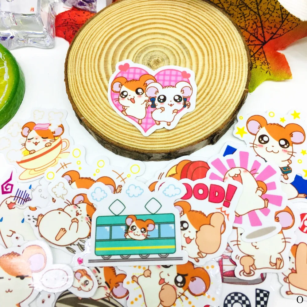 40 Gab. Anime cute pele Karikatūra Uzlīme Ūdensizturīgs grāmatu Klēpjdatoru Moto Skeitborda Bagāžas Ģitāra Furnitur Decal Rotaļlietas, Uzlīmes
