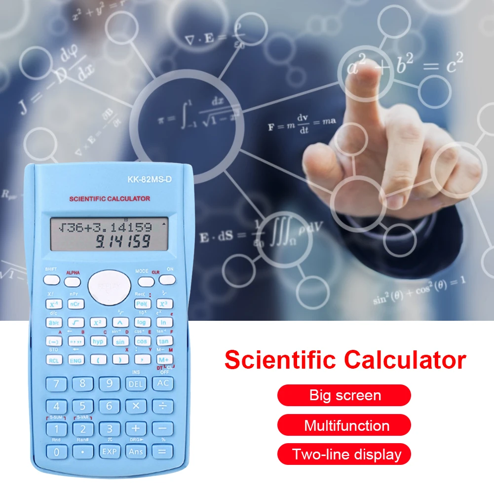Digitālās Projektēšanas Zinātniskais Kalkulators 240 Funkcijas 82MS Statistika par Uzņēmumu Izpēte, Skolēnu, Aprēķinot Piederumi