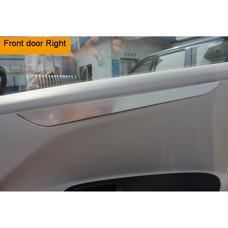 Tonlinker Interjera Durvju Malas Vāka Uzlīmes Citroen C-Elysee/Peugeot 301-19 Car Styling 4 Gab., Nerūsējošā Tērauda Uzlīmes