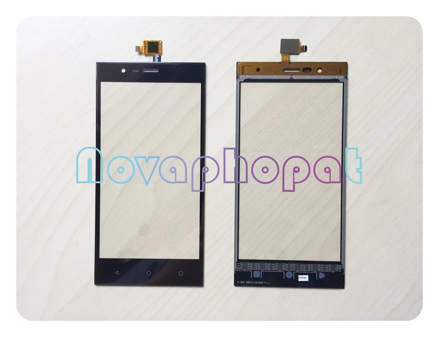 Novaphopat Melns Ekrāns, Lai Highscreen Boost 3 SE /Boost 3 SE pro Touch Screen Digitizer Stikla Sensora Nomaiņa +izsekošana Attēls 0 