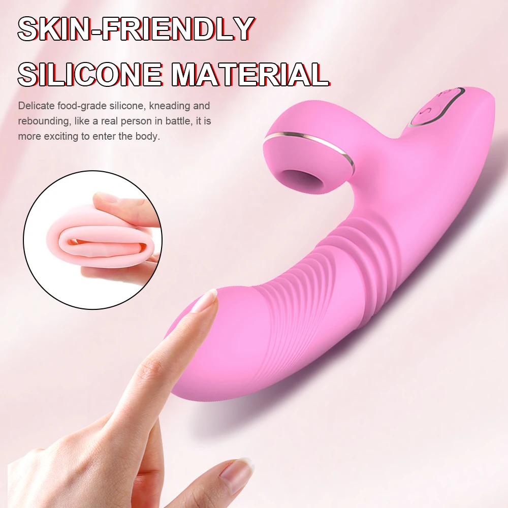 Klitora Sūcējs Maksts Vibrators Apkures Thrusting Nepieredzējis Vibrējošo Dildo Dzelksnis Seksa Rotaļlietu Pieaugušajiem 18 Sieviešu Masturbator Produktu Attēls 3 