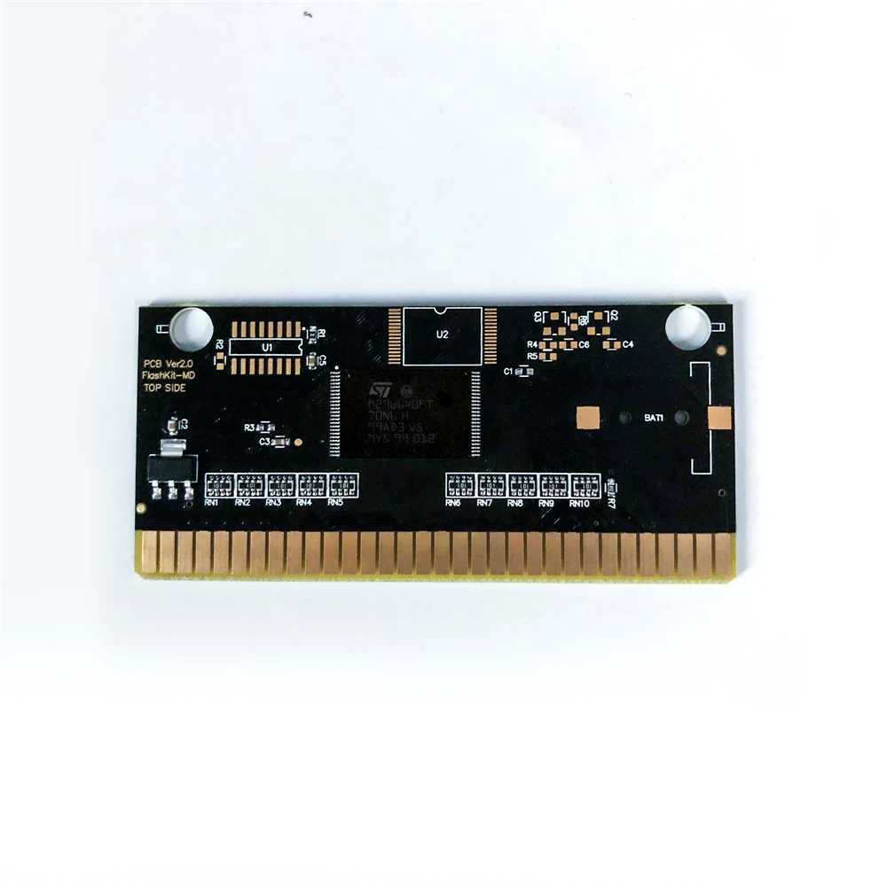 Skitchin - ASV Etiķetes Flashkit MD Electroless Zelta PCB Karti Sega Genesis Megadrive Video Spēļu Konsole