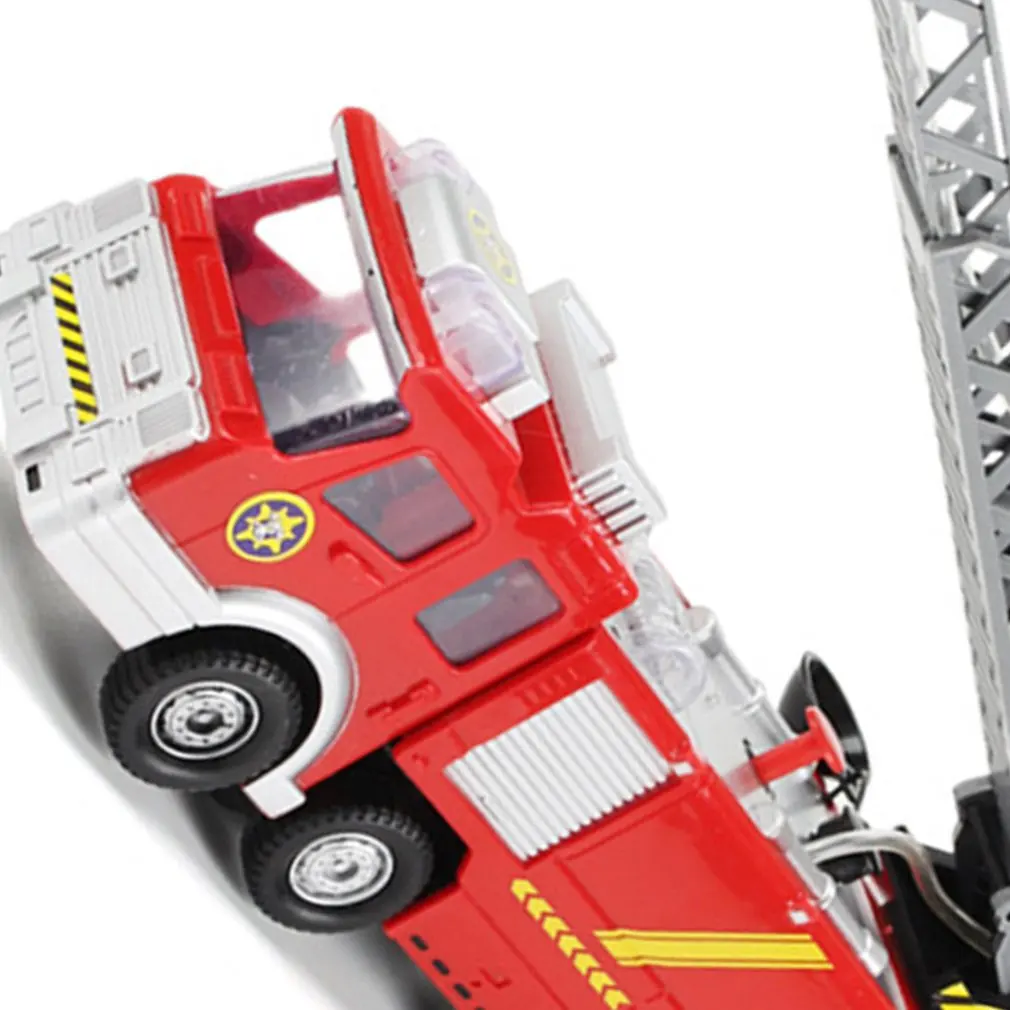 Bērnu Simulācijas Ugunsdzēsēja Rotaļlietas Jupiters Ugunsdzēsēju Mašīna, Elektriskā Universāla Rotaļlieta, Auto Gaismas Fire Truck Var Izsmidzināt Ūdeni