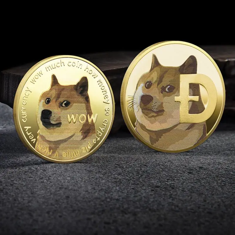 2022 Dogecoin Killer Shiba Inu Monētas (SHIB) KRIPTOGRĀFIJAS Metāla Zelta Pārklājumu Fizisko Shib Monētas Shiba Doge Killer Piemiņas Monētas Attēls 0 