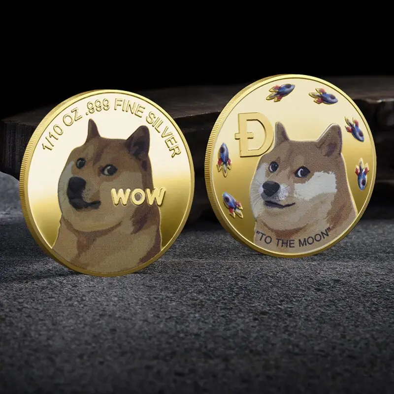 2022 Dogecoin Killer Shiba Inu Monētas (SHIB) KRIPTOGRĀFIJAS Metāla Zelta Pārklājumu Fizisko Shib Monētas Shiba Doge Killer Piemiņas Monētas Attēls 3 