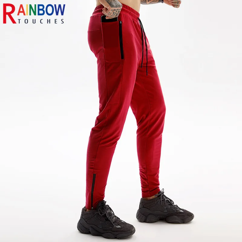 Rainbowtouches Sporta Elsas Vīriešu Sporta Bikses Garās Zeķes Vidēja, Elastīga Jauniešu Modes Rāvējslēdzēju Multi Kabatas Bikses Augstākās Kvalitātes Mens Attēls 2 
