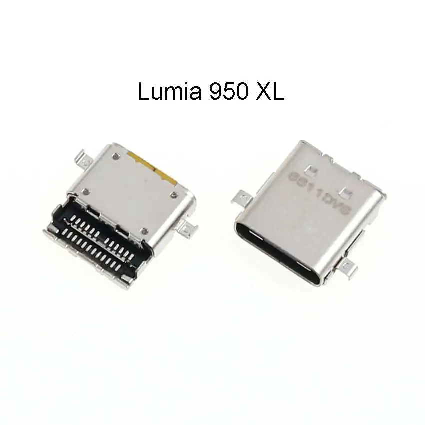1pc Microsoft Lumia 950 XL Maksas Lādēšanas Pieslēgvietas Veidu-C USB Ligzda Dock Savienotājs lādētāja Ligzda