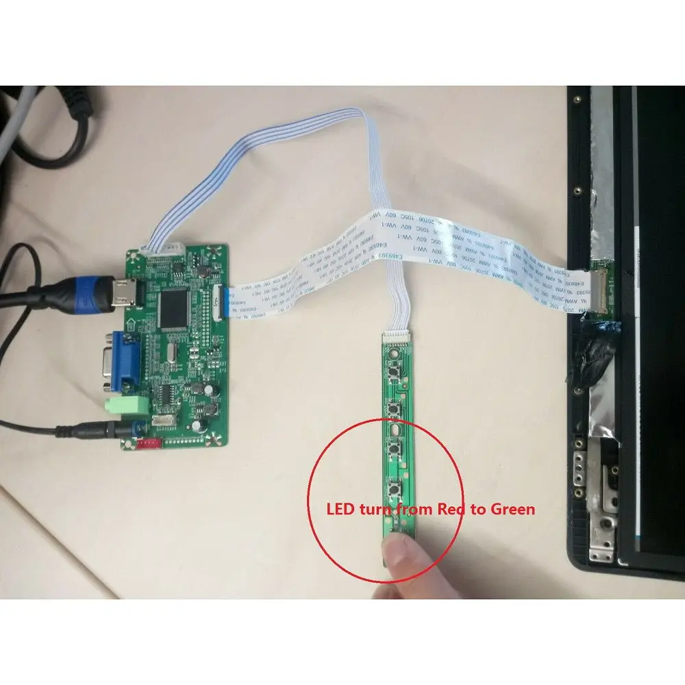 Par LP156WF6-SPL2/SPK2/SPM3/SPD1/SPK3/SPP1/SPK1 30Pin 1920*1080 EDP LCD ekrānā VGA displeja kontrolieris valdes HDMI-saderīgam