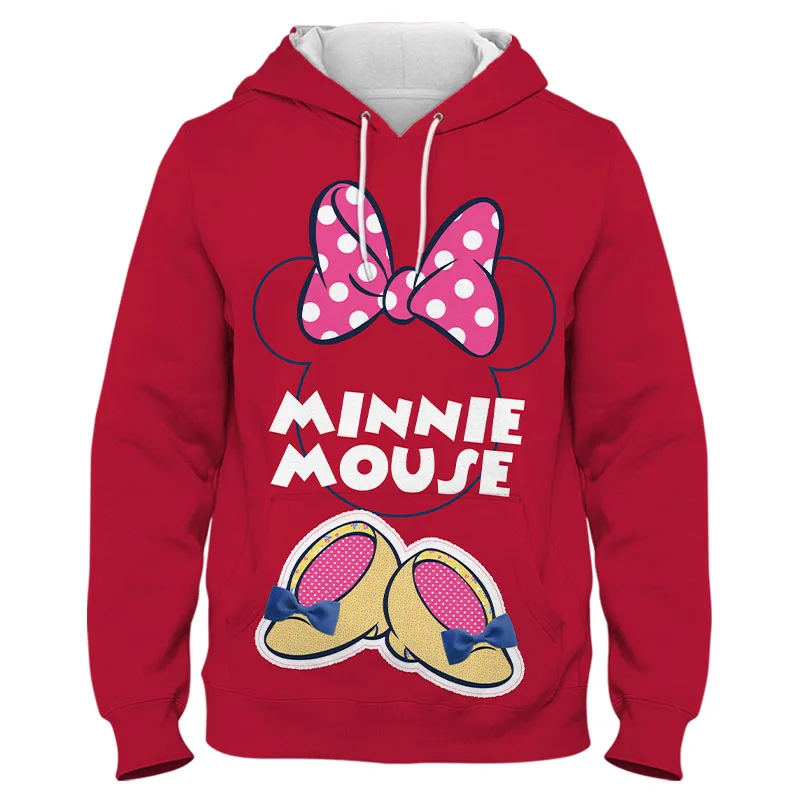 Disney Anime pelēkā vārna Minnie Mouse Dona Jaka 3d Beisbols Vienotu Pulovers pelēkā vārna, par Vīriešiem un Sievietēm, Lielgabarīta Bērnu Apģērbs Attēls 2 