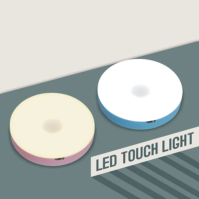 Nakts Apgaismojums, USB Uzlādējams LED Sienas Lampa Touch Sensors Bērnu Gultas Lampa Bezvadu Magnētisko Gaismas Intensitāti Guļamistaba Nightlight