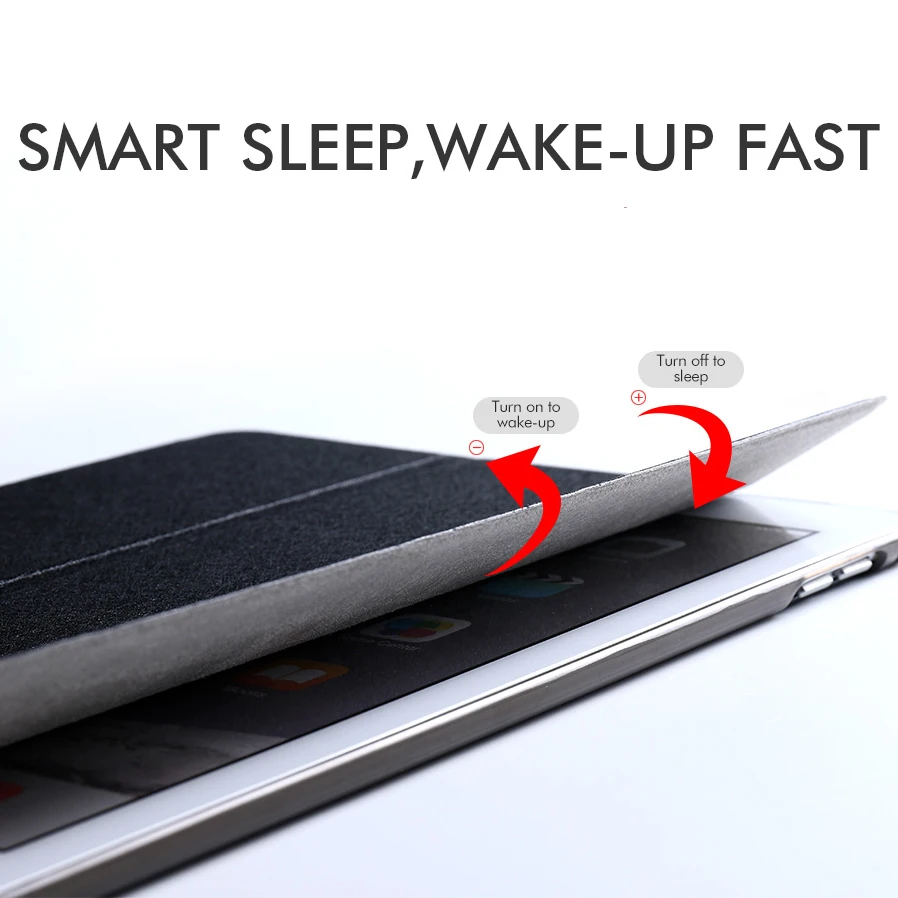 AXD iPad Gaisa 1 9.7 Modelis A1474 A1475 A1476 2013 Gadījumā Segtu Smart Locīšanas Stāvēt Atpakaļ Būtiska iPad 5 Ar Auto Sleep/Wake Up