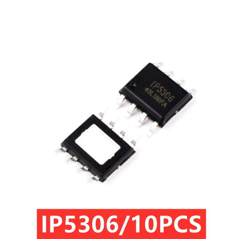 10PCS/DAUDZ Pavisam jaunu oriģinālu IP5306 SOP8 2.1 uzlādes/2.4 A, kas izvada Augsti integrētu mobilo power chip