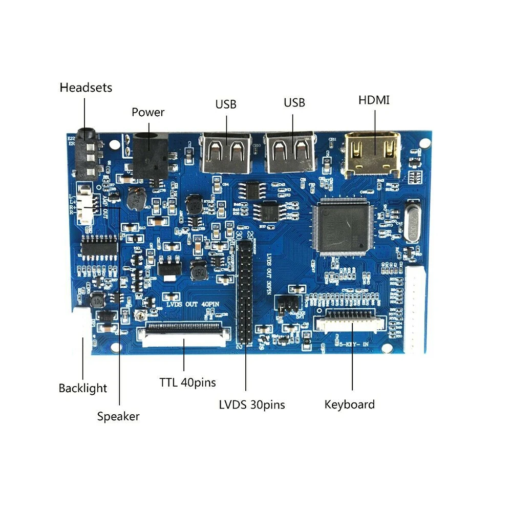 HDMI USB WIFI LCD Kontrolieris Vadītāja Kuģa, Lai B116XW02 V0 B140XTT01.0 B140XW01 1366X768 WIFI Ekrāns Projekcijas