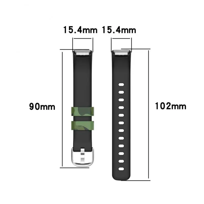 1gb Watchband Par Fitbit Luxe Sporta Krāsu Drukas Siksnu Smart Skatīties Silikona Aproce Smieklīgi Modelis Siksnu Nomaiņa