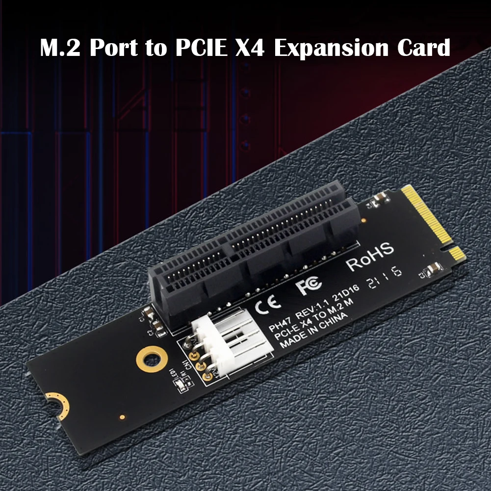 M. 2 SSD NGFF uz PCI-E X4 Paplašināšanas Karti PCI-Express X1/X4/X8/X16 Slots Adaptera Komplekts ar Vadu, Datora Extender Piederumu