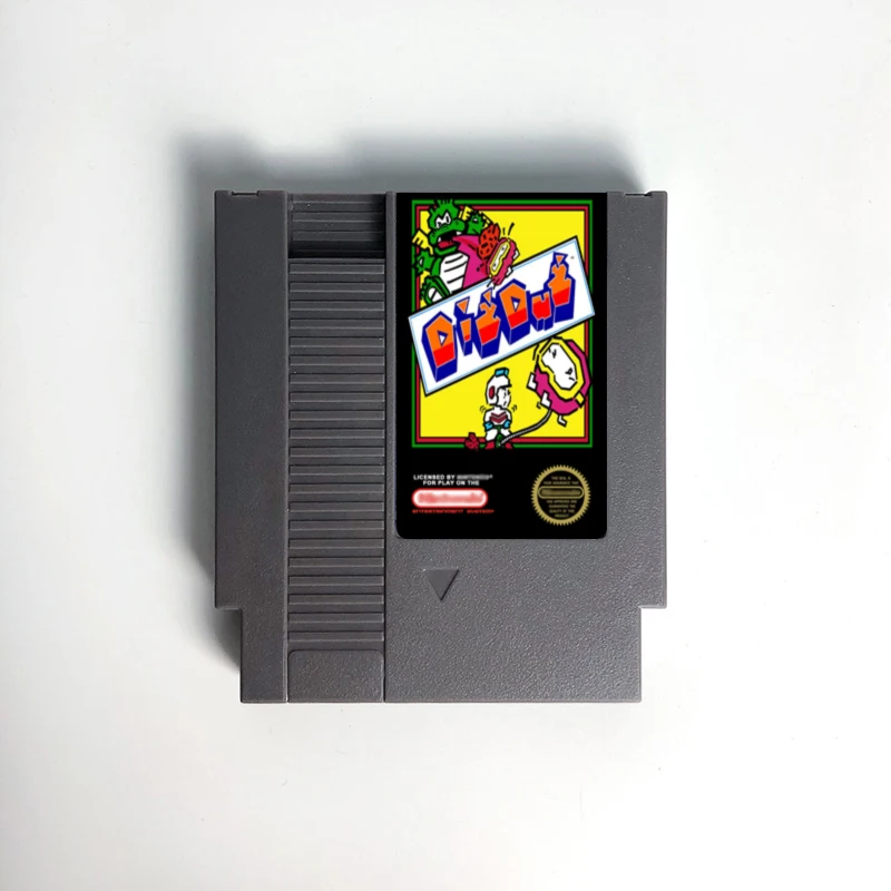 Dig Dug, vai Dig Dug, II - Nepatikšanas Paradīzē 2 - Spēle Kasetne NES Konsoles 72 Pin