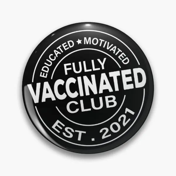 Es Esmu Pilnībā Vakcinēti Est Ir 2021. Club Pro Soft Pogu Pin Radošo Drēbes Apkakles Atloks Pin Mīļāko Dāvanu Karikatūra Gudrs Cepuri Broša
