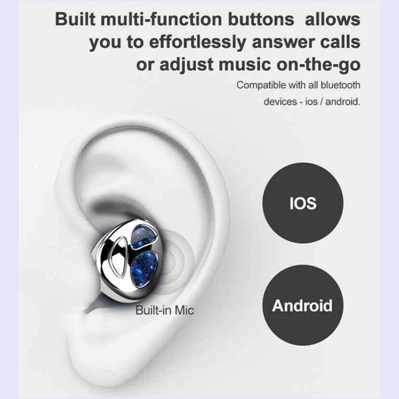 TWS Austiņas Bezvadu Austiņas Bluetooth 5.0 Viedtālrunis Pārsega Earbuds Spēļu Austiņām Ar Mikrofonu
