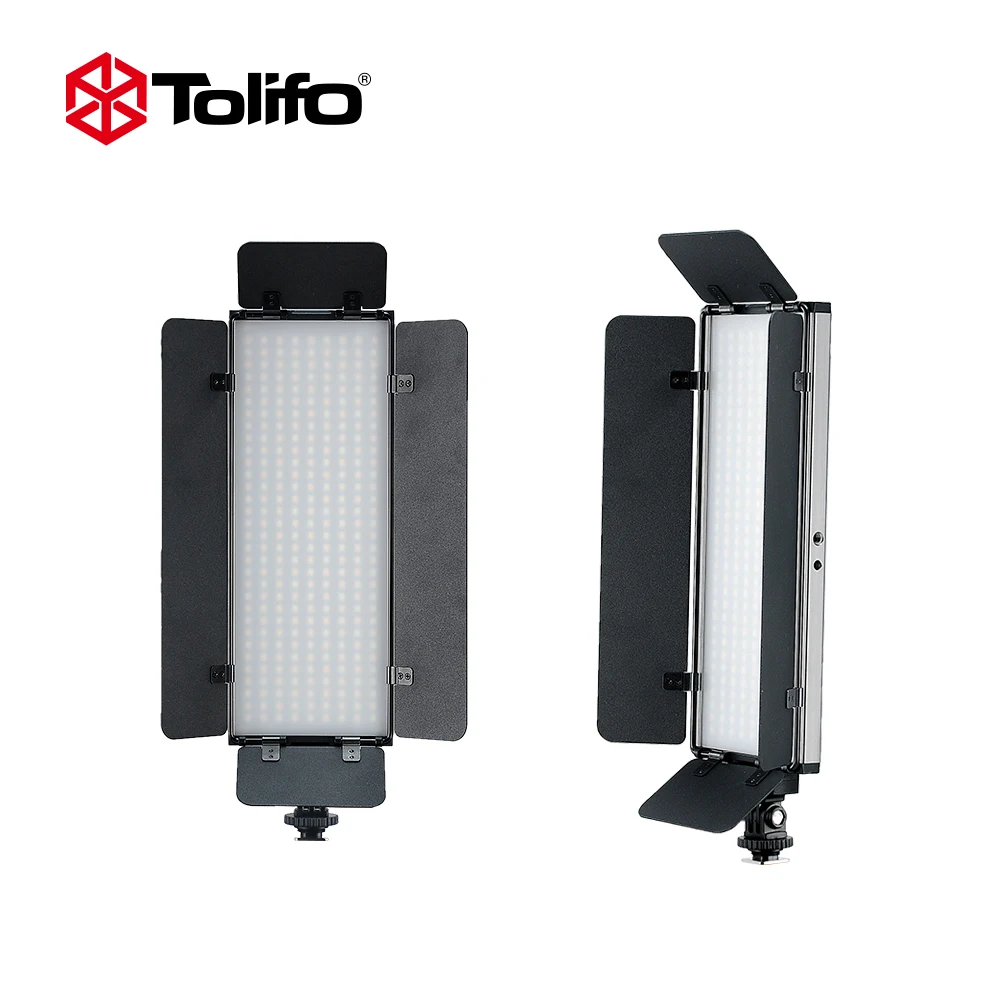 Tolifo PT-30B II Ultra Plānas Bi-krāsu Temperatūra 2.4 G Wirelesss Tālvadības pults LED Video Gaisma ar Barndoors DSLR