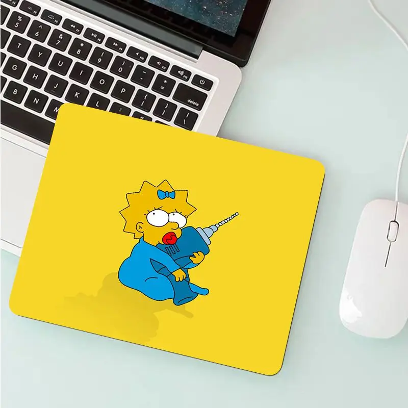 Disney Simpsons Megija Simpson Anti-Slīdēšanas Izturīga Silikona Computermats Gumijas PC Datoru Spēļu peles paliktņa