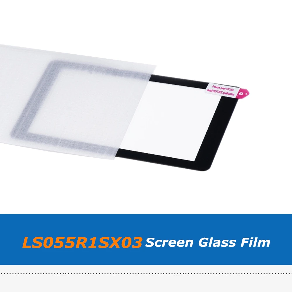 1pc 5.5 collu LCD displeju ar 2560x1440 izšķirtspēju 2K LS055R1SX03 Stikla Filmu Aizsargs ANYCUBIC Fotonu Wanhao D7 3D Printeri Daļa