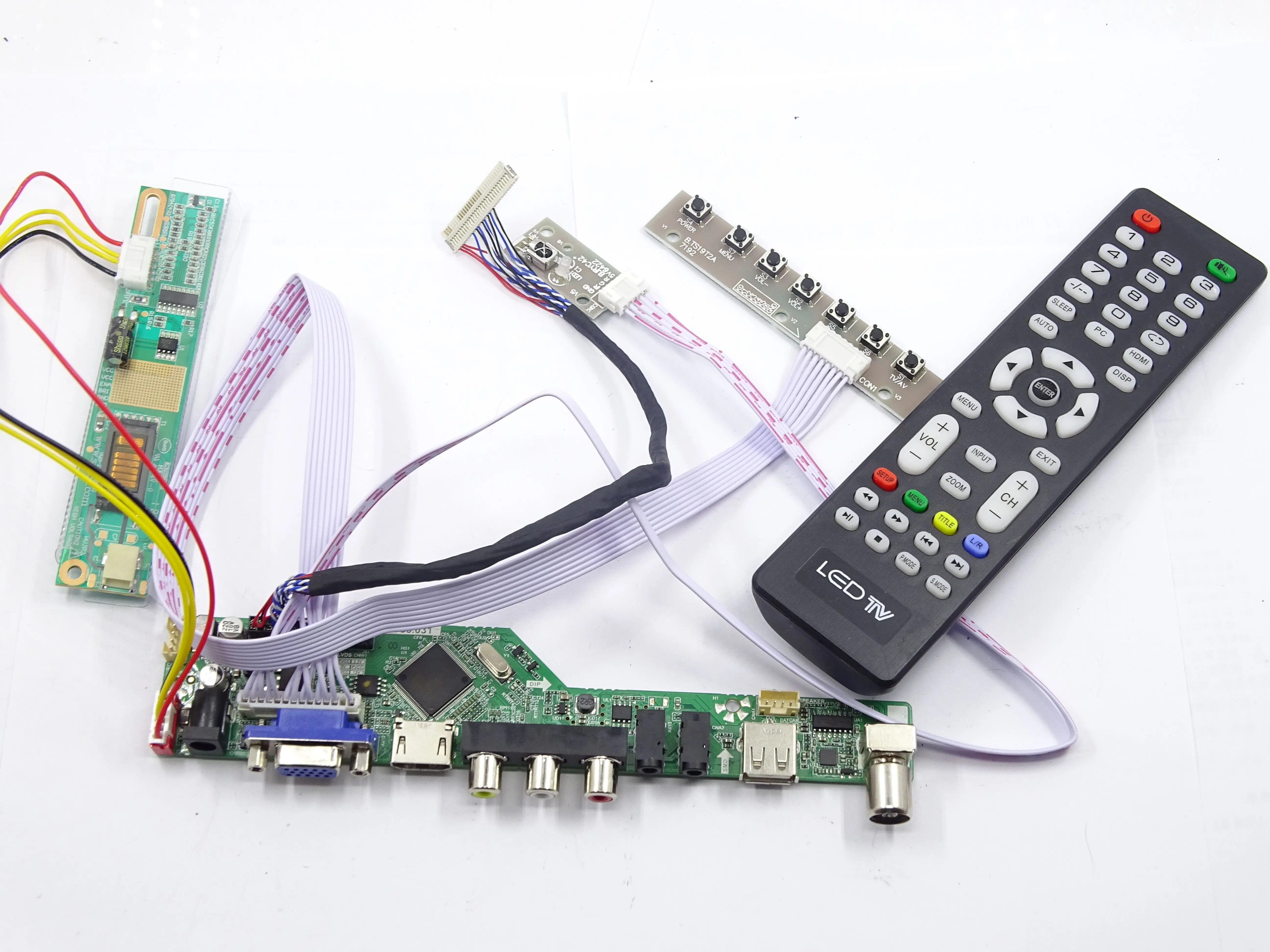 Par LTN156AT01 1366×768 TV Kontroles padomes komplekts AUDIO HDMI-saderīgam VGA AV TV USB LCD LED DIY 15.6