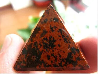 32-30MM Dabiskās Kvarca Kristāla red Obsidian Piramīdas Dziedināšanas Ķīna