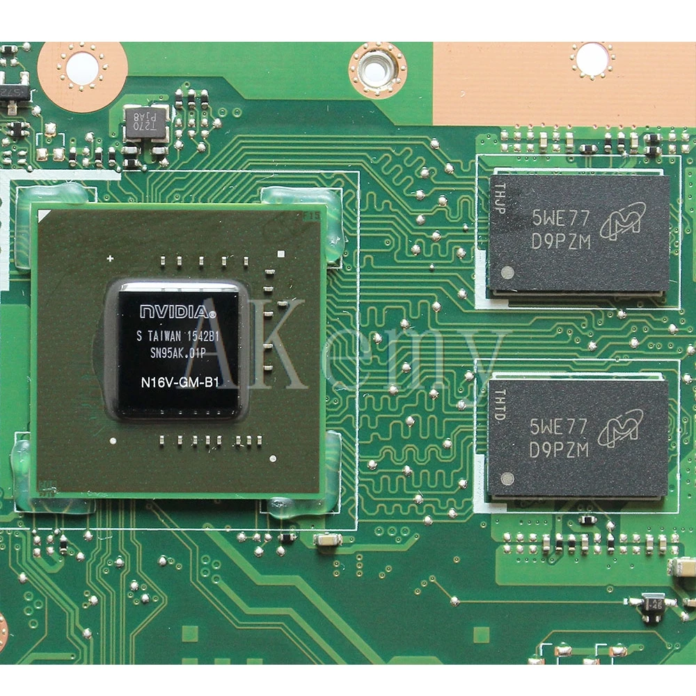 Akemy LVDS X555LB Mātesplati Par Asus X555LB X555LJ X555LF X555LD X555L Loptop Pamatplate (Mainboard I5-5200/4G RAM GT940M-2GB