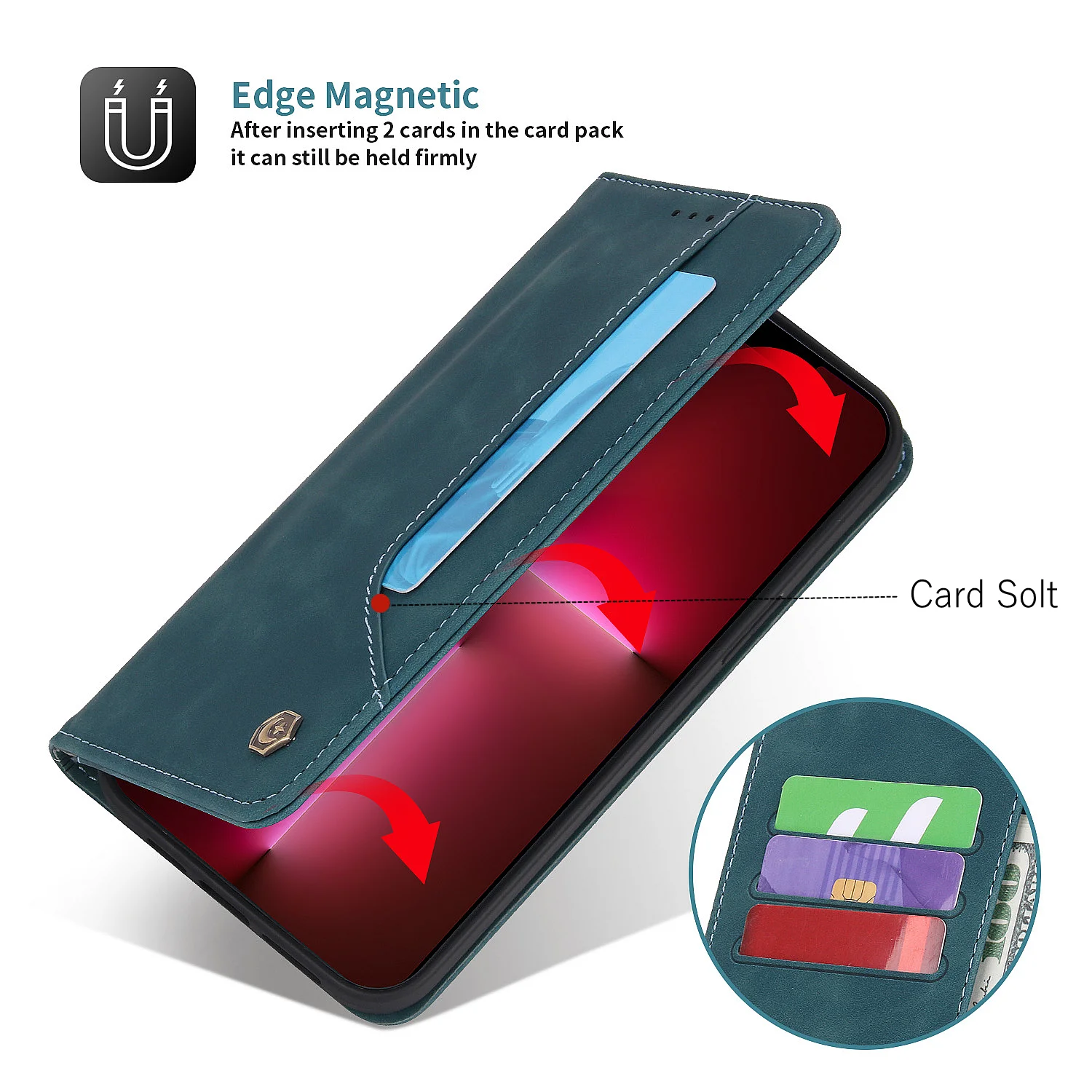 Biznesa Ādas Gadījumā Xiaomi Mi Poco Pro X3 NFC M4 M3 F3 GT 5G Magnētisko Uzsist Grāmatu Luksusa Seifs Kartes Solt Tālruņa Pārsegs Soma Attēls 2 