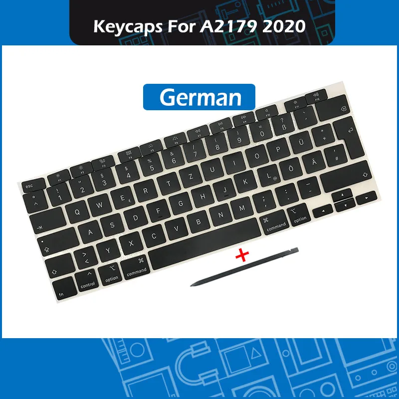 2020. Gads Klēpjdatoru A2179 vācu Tastenkappe Keycaps Par Retina Macbook Air 13