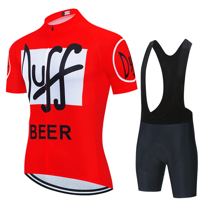 2022 Jaunu DUFF Velosipēdu Komanda Īsām Piedurknēm MTB Maillot Ropa Ciclismo Vīriešu Velosipēdu Džersija komplekts Vasaras elpojošs Riteņbraukšana Apģērbu Komplekti