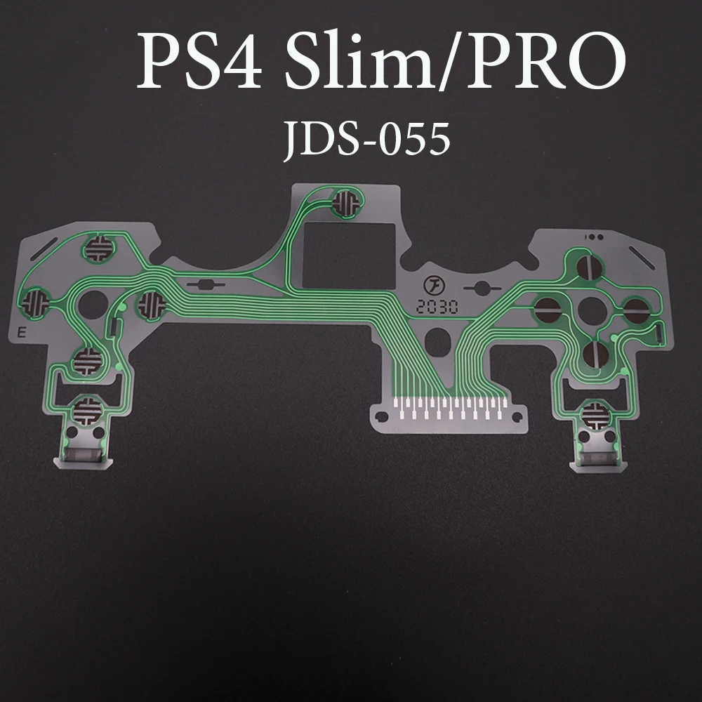 Pogas, Lentes, plates, lai PS2, PS3 Dualshock PS4 Pro Slim JDM 030 040 Kontrolieris strāvu Vadoša Plēve flex Tastatūras Kabelis