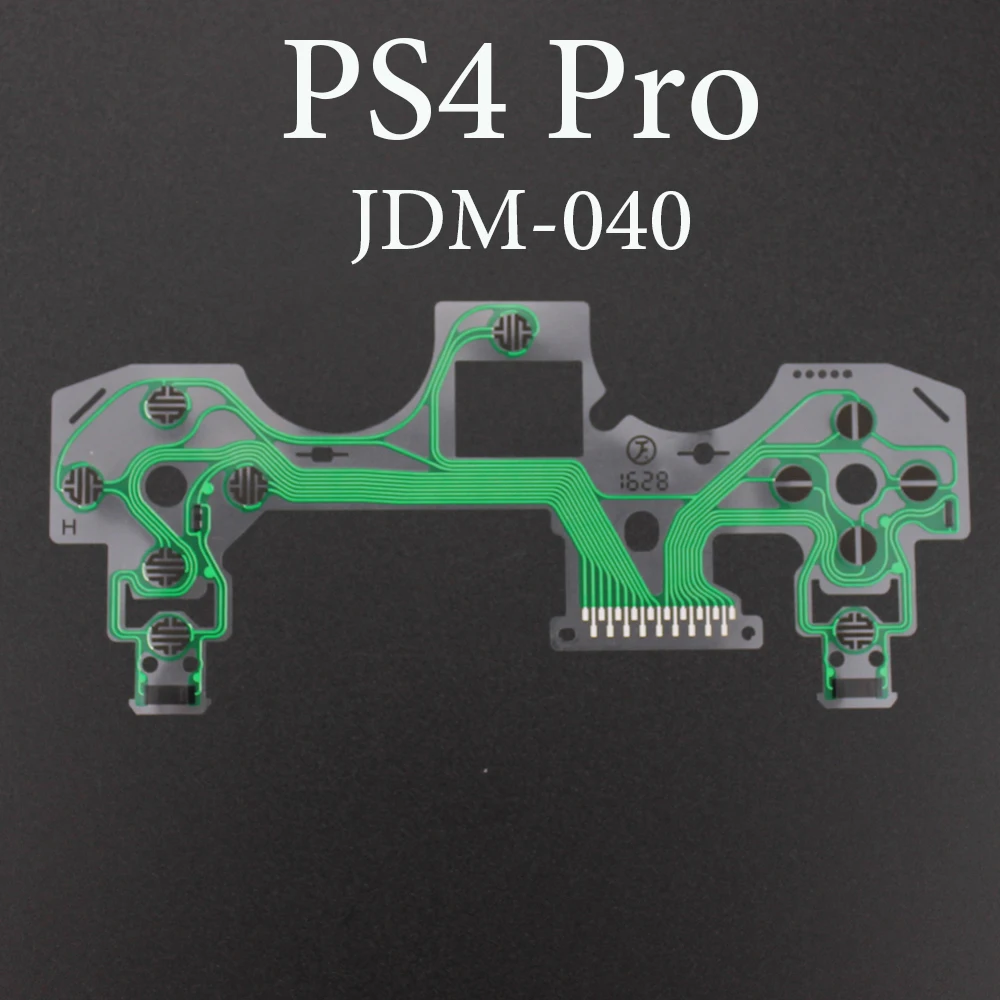 Pogas, Lentes, plates, lai PS2, PS3 Dualshock PS4 Pro Slim JDM 030 040 Kontrolieris strāvu Vadoša Plēve flex Tastatūras Kabelis Attēls 5 