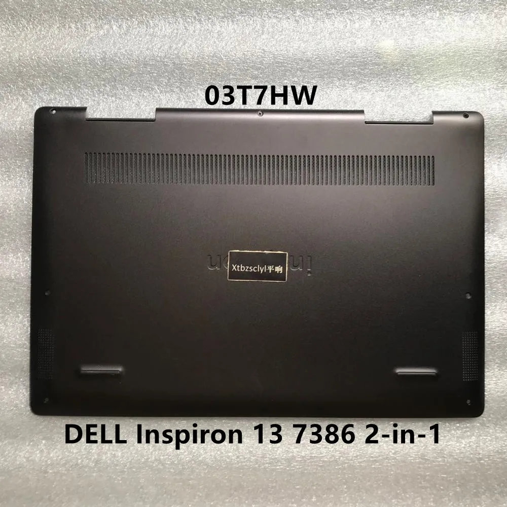 Jaunie Dell Inspiron 13 7000 7386 2 in 1 Apakšējā Vāciņa Apakšējo Apvalku black Klēpjdatoru Shell 7386 03T7HW 3T7HW