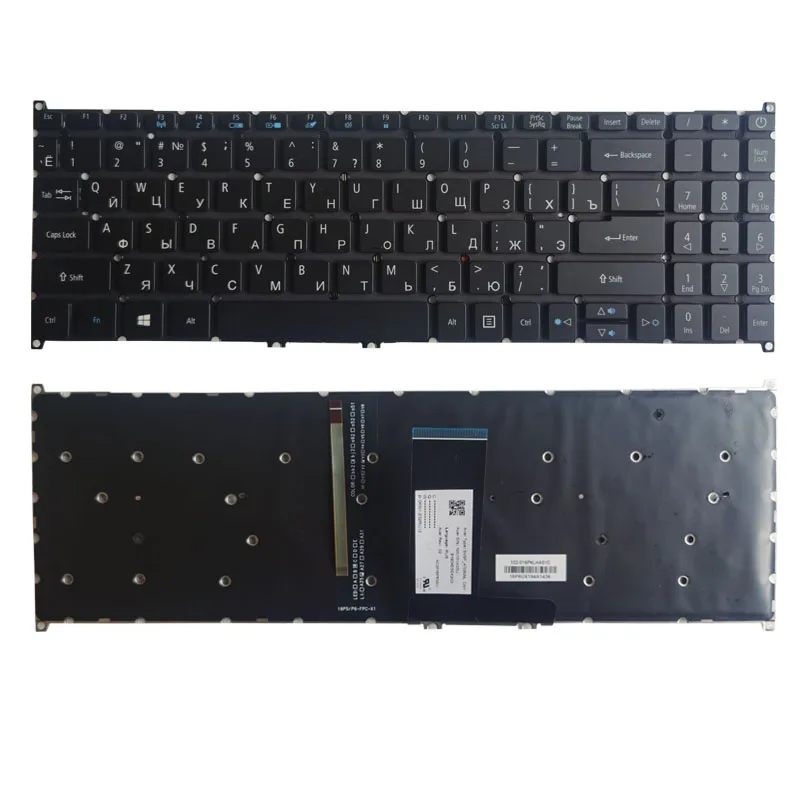 Jauno krievu/RU portatīvo datoru tastatūras Acer Aspire 5 A515-54 A515-54G A515-52 A515-52G N18C1 A515-53 S50-51 A515-56