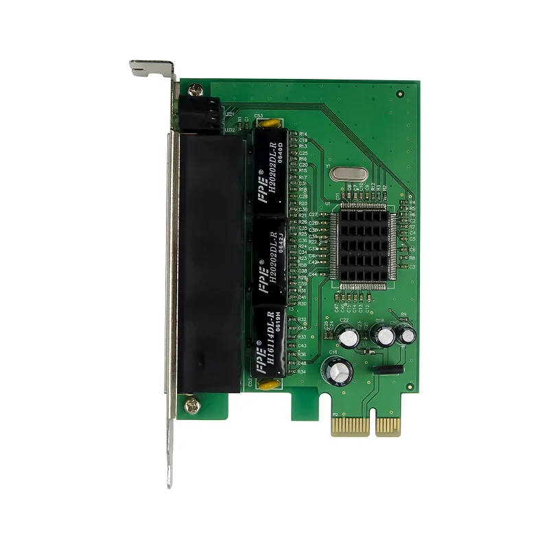 PCIe Fast Ethernet 10/100Mbps Slēdzis Valdes karte IC Plus IP175 chipset 5 Port RJ45 Tīkla Slēdzi, lan karte Attēls 2 
